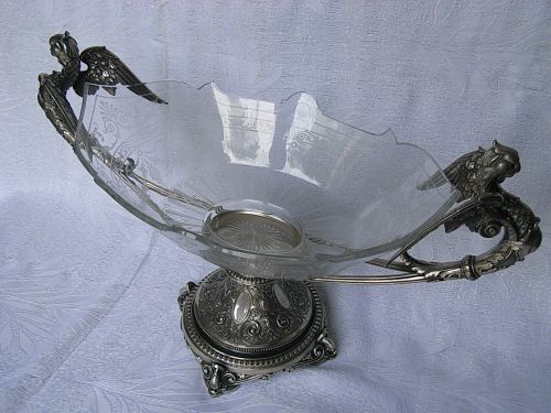 JARDINIERE - AUFSATZSCHALE SILBER 800 ER