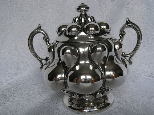 KAFFEESERVICE - TEESERVICE -  SERVICE AUS SILBER 800-ER