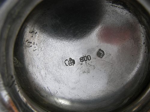 KAFFEESERVICE - TEESERVICE -  SERVICE AUS SILBER 800-ER