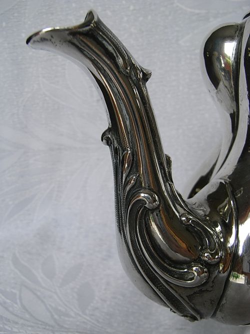 KAFFEESERVICE - TEESERVICE -  SERVICE AUS SILBER 800-ER