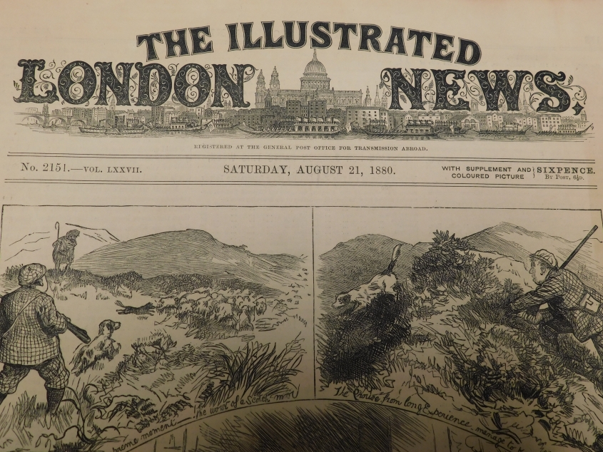ZEITUNG THE ILLUSTRATED LONDON NEWS 1880 Antik PMW