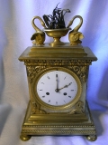 Mantel clock - France gold plated