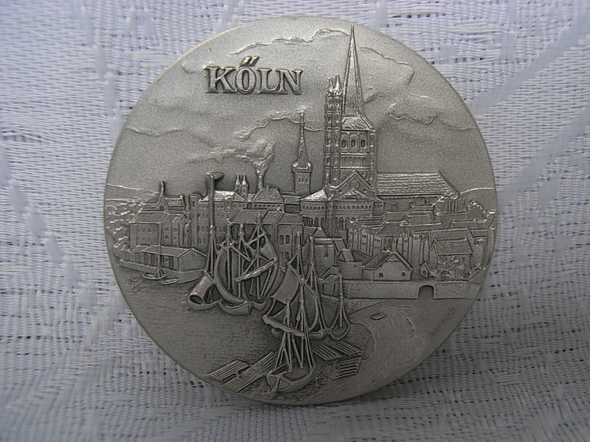 MEDAILLE STADT KÖLN AUS SILBER 900 - ER