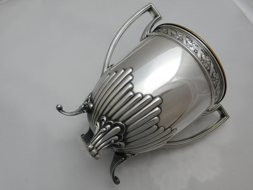 SEKTKÜHLER – CHAMPAGNERKÜHLER SILBER 800-ER 1890