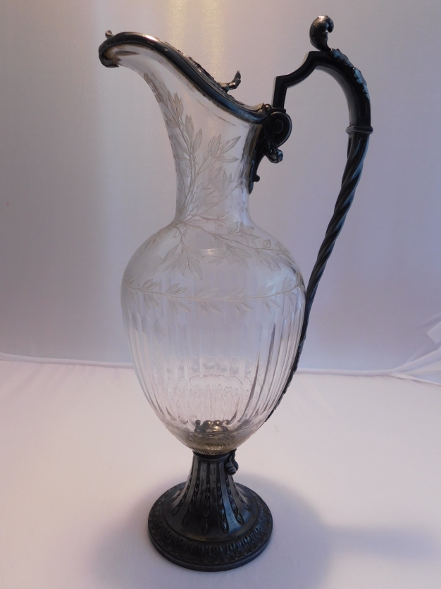 WEINKARAFFE - KARAFFE SILBER 950 - ER PARIS 1880 MAISON ODIOT