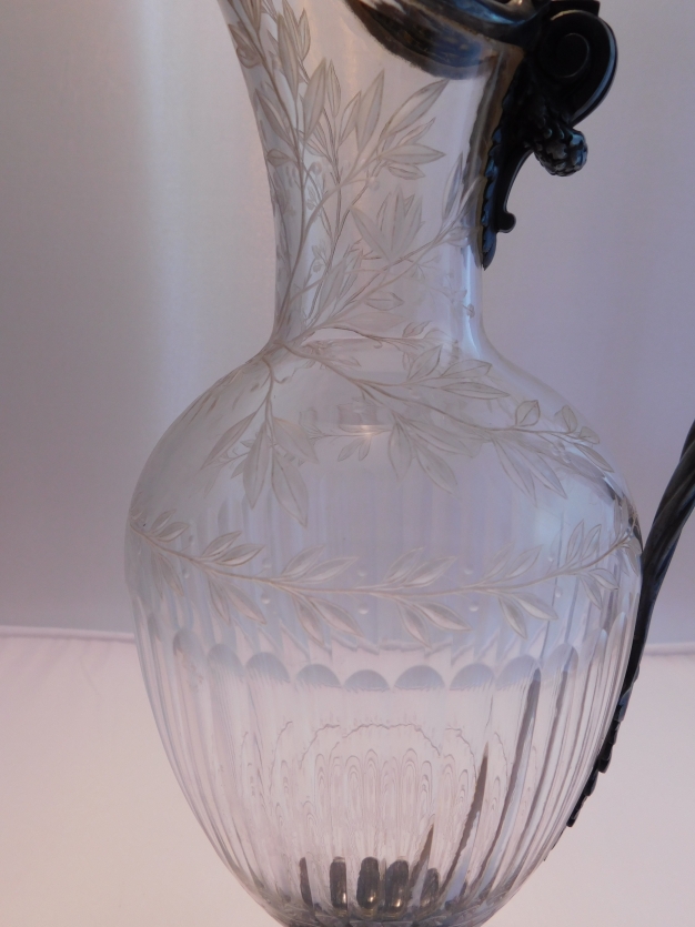 WEINKARAFFE - KARAFFE SILBER 950 - ER PARIS 1880 MAISON ODIOT