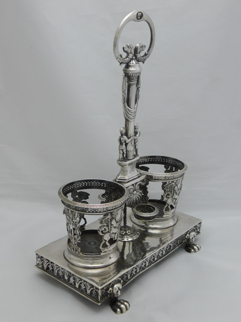 EMPIRE MENAGE AUS SILBER 950 - ER FRANKREICH – PARIS UM